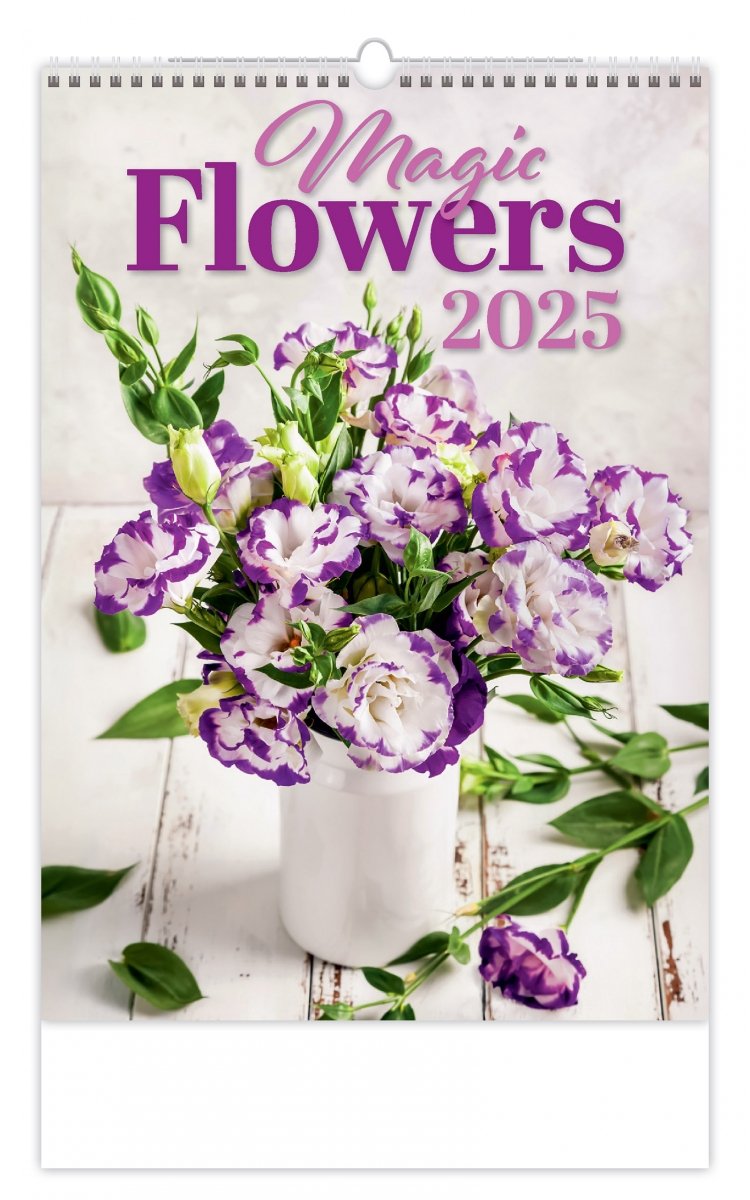 Okładka kalendarza ściennego Magic Flowers 2025