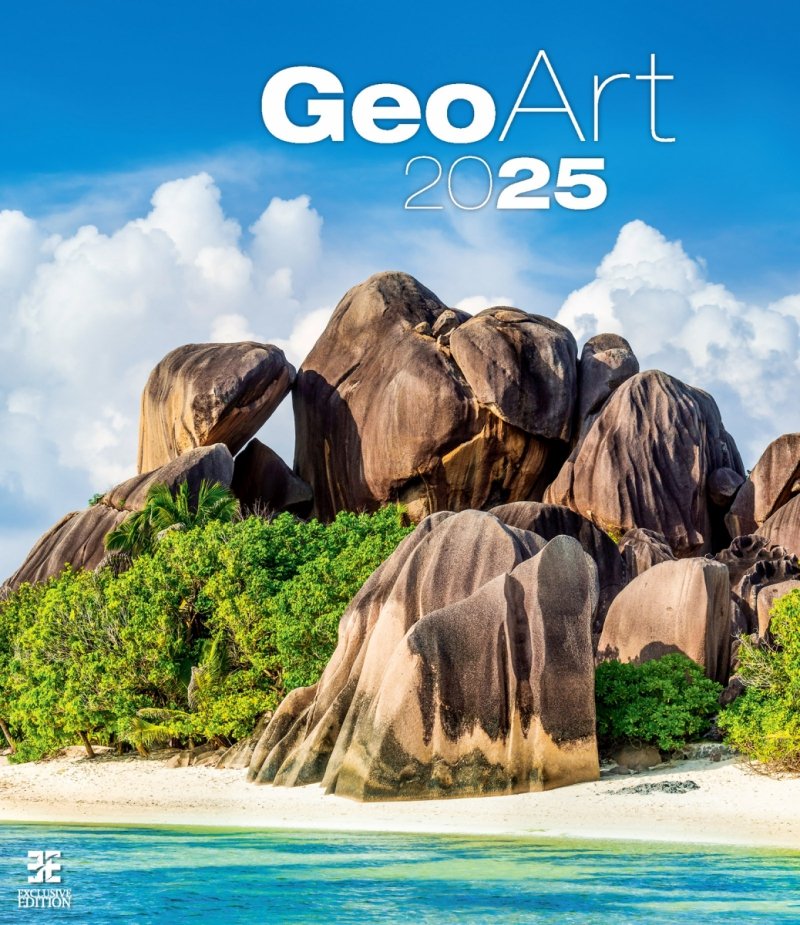 Zdjęcie okładki w kalendarzu ściennym Geo Art 2025 wydawnictwa Helma