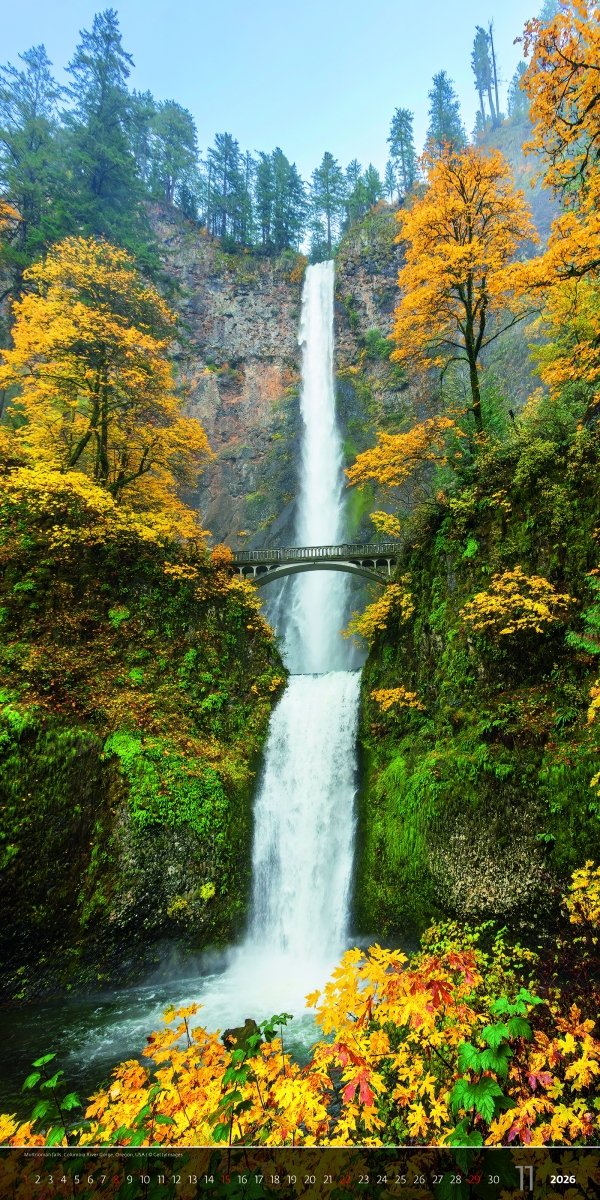 14-planszowy kalendarz do powieszenia na ścianę Verticalphoto na rok 2026