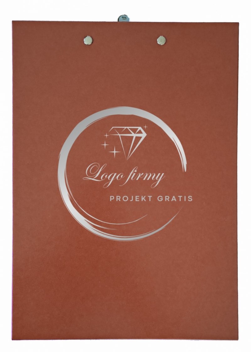 Podkładka z klipem z miejscem na długopis z własnym logo