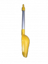 Łopatka-do-piasku-trzonek-aluminiowy-37-cm-żółta-1