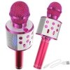 Mikrofon-dla-dzieci-karaoke-z-głośnikiem-różowy-23x7,5-2