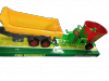 TRAKTOR zielony z 2 przyczepami