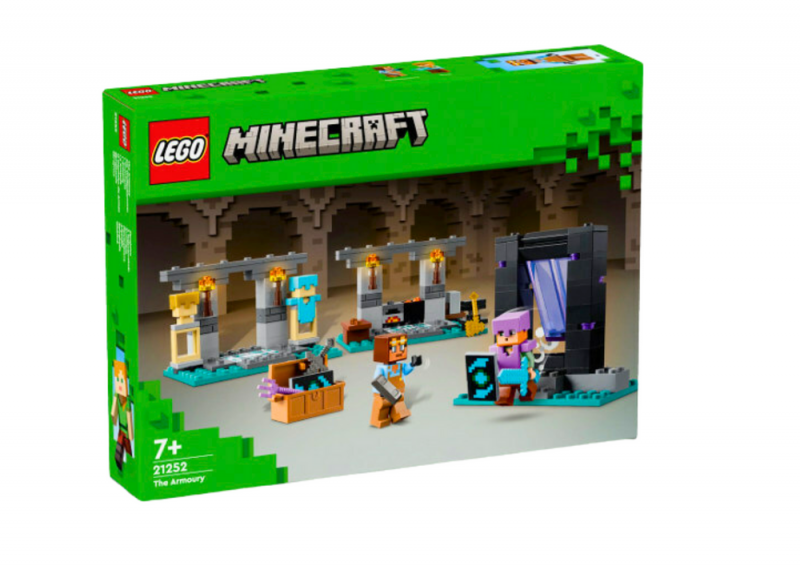 Klocki LEGO MINECRAFT Zbrojownia 203 Elementy 