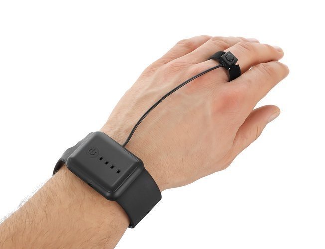 Samochód sterowany gestami pilot niebieski