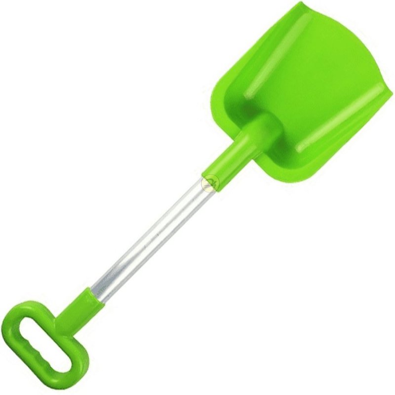 Łopatka-aluminiowy-trzonek-do-piasku-48cm-zielona