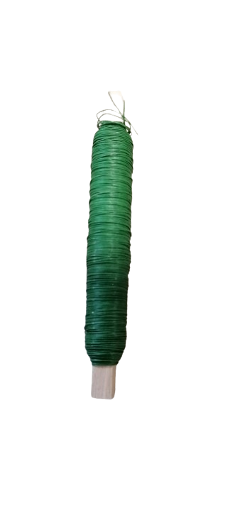 SZPULKA DRUT FLORYSTYCZNY STALOWY ZIELONY 100g STALOWY 0,5mm