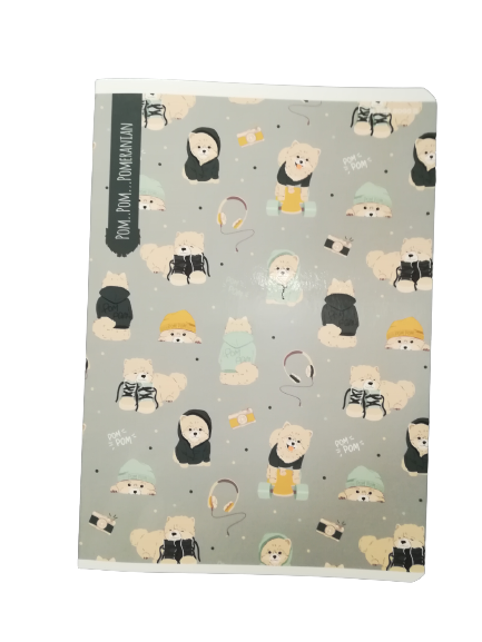 Zeszyt-zwierzątka-A5/16k-linia-dwukolorowa 