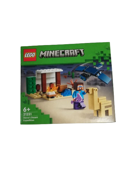 Klocki LEGO Minecraft - Pustynna wyprawa Steve’a 75el 6+