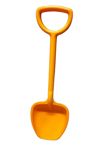 Łopatka plastikowa 49cm jasna pomarańczowa 