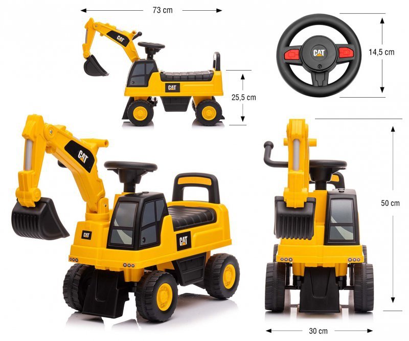 Pojazd budowlany CAT Excavator Koparka jeżdzik