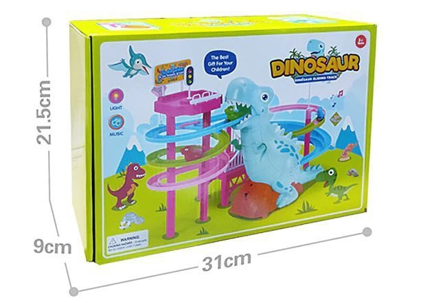 Wyścig-dinozaurów-tor-dinozaur-dźwięki-światła-2