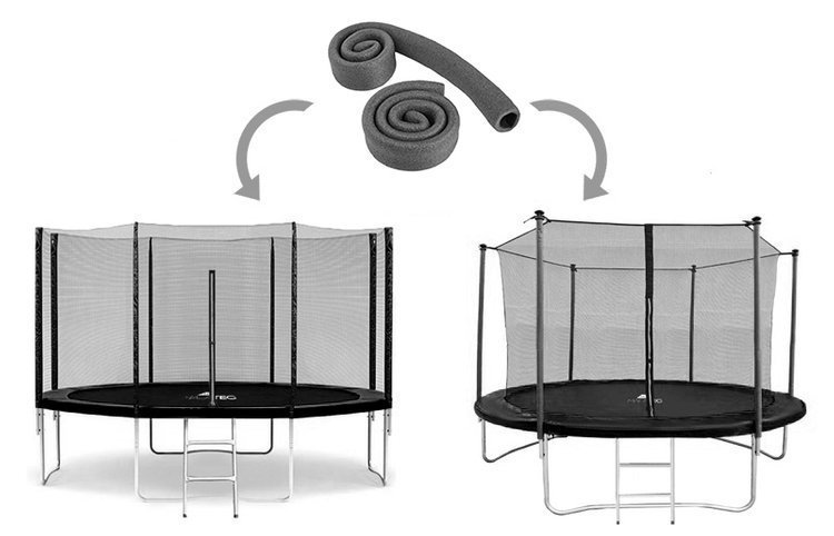 Osłona na słupki trampoliny 180cm pianka