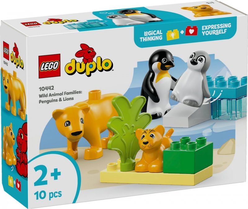 Klocki LEGO DUPLO - Rodziny dzikich zwierząt: ping