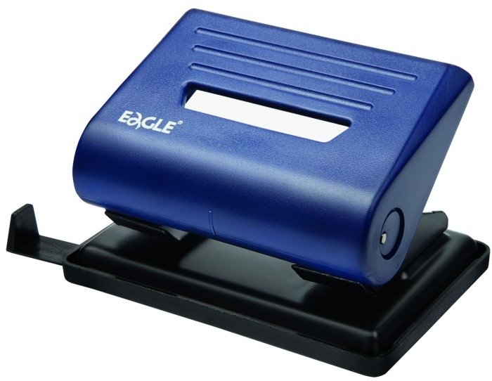 DZIURKACZ  PLASTIK NIEBIESKI 25 kartek EAGLE 