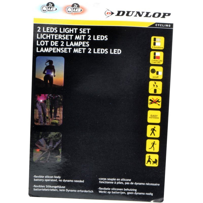 Zestaw-silikonowych-lamp-rowerowych-Led-przód-tył-Dunlop-Deluxe-3