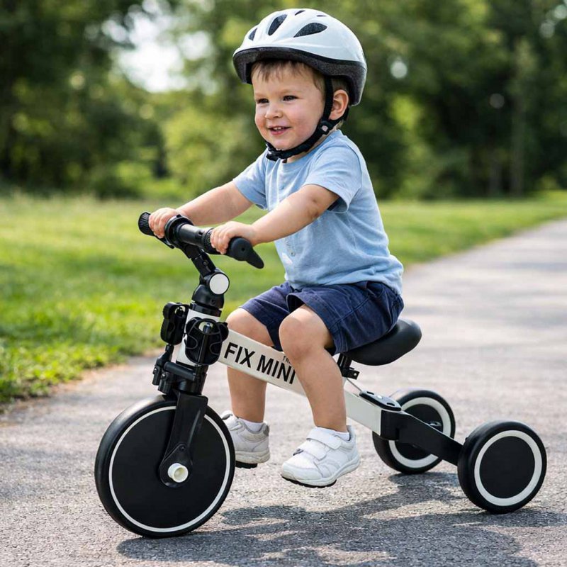 Rowerek biegowy Trike Fix Mini rower wielofunkcyjny 3w1 biały