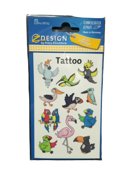 Tatuaże-dla-dzieci-ptaki