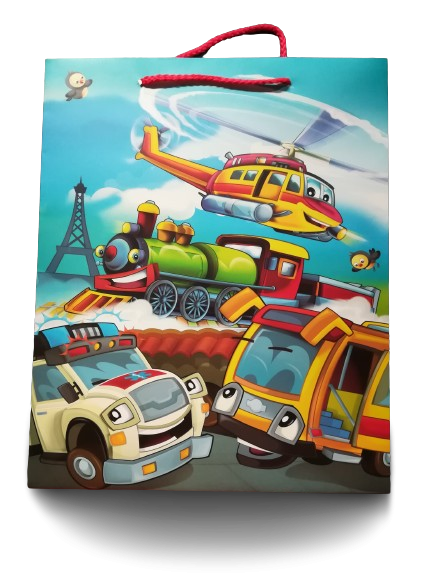 TORBA PREZENTOWA 26x32x20 cm helikopter