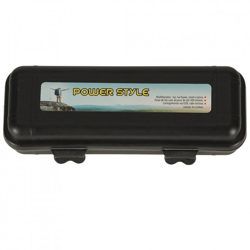Latarka taktyczna wojskowa LED ZOOM mocna USB akumulator