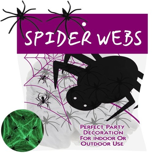 Pajęczyna świecąca w ciemności hallowen