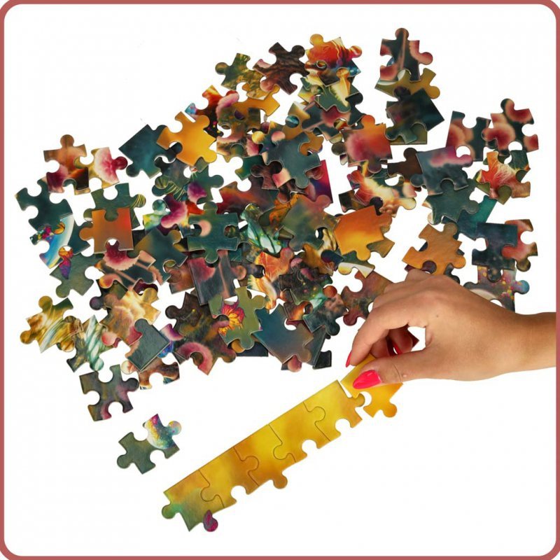 Puzzle układanka 100 elementów Magiczny poranek Kot 6+ CASTORLAND