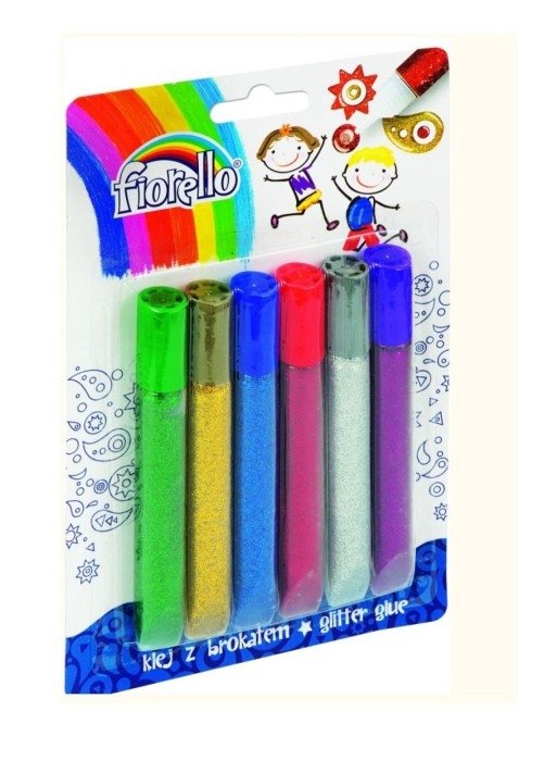 KLEJ Z BROKATEM 6x13ml