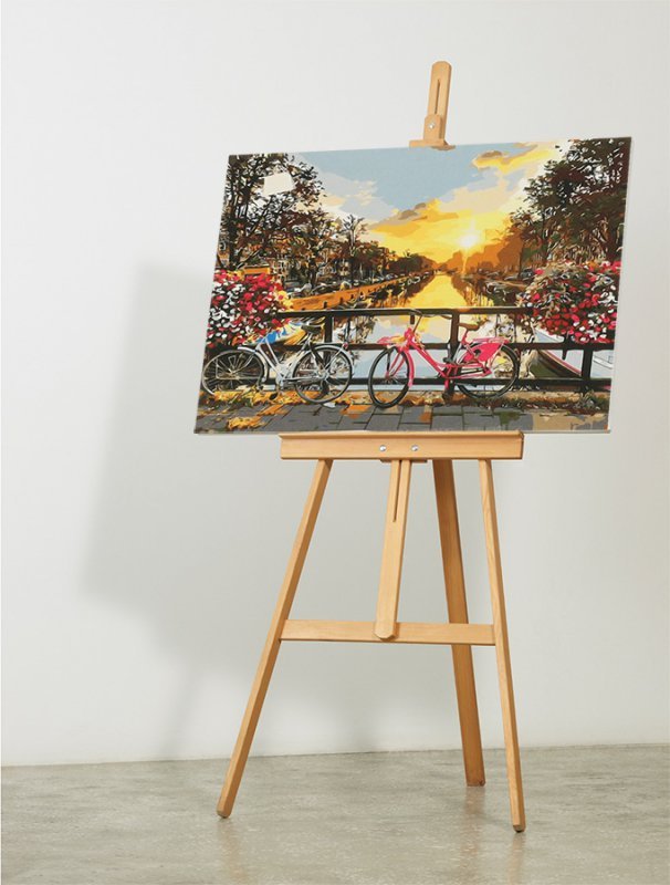 Malowanie po numerach obraz 50x40cm rowery