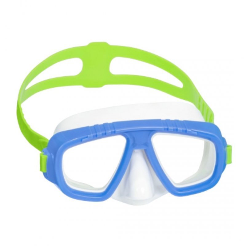 Okulary maska do pływania nurkowania niebieskie