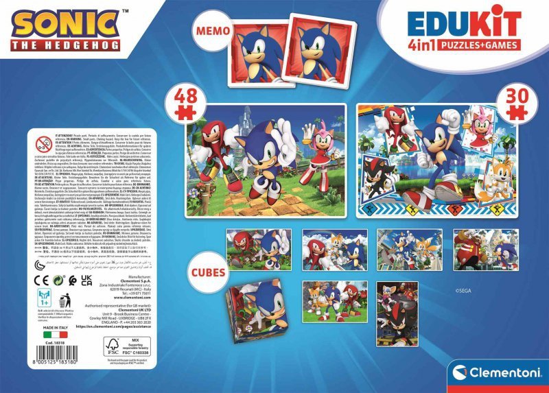 Gry - Edukit Sonic puzzle memo