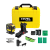 Nivel System CL4D-G Zielony multi-laser krzyżowy (4 x 360°), Bluetooth + Statyw SJJM1EX + Czujnik CLS-4+ Łata LS-24