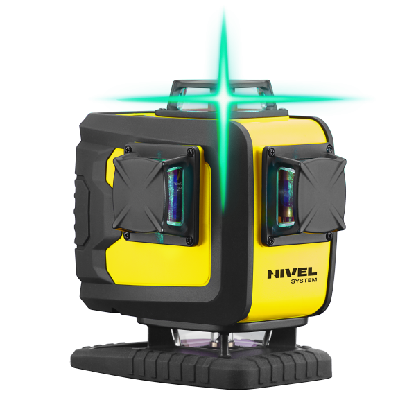 Nivel System CL4D-G Zielony multi-laser krzyżowy (4 x 360°), Bluetooth + Statyw SJJM1EX
