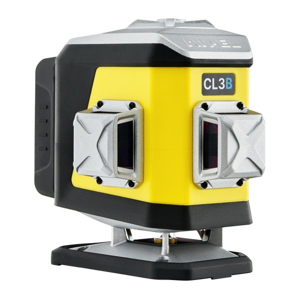Nivel System CL3B Niebieski multi-laser krzyżowy (3 x 360°), Bluetooth + Tyczka LP36