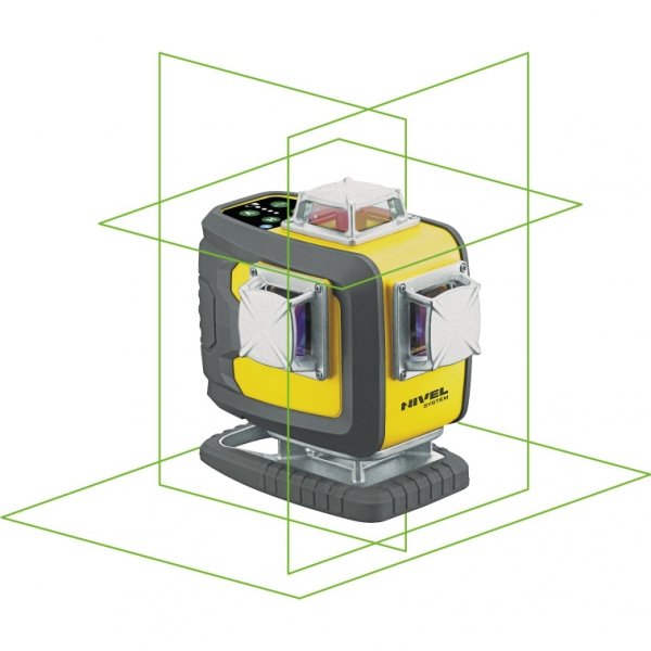 Nivel System CL4D-G Zielony multi-laser krzyżowy (4 x 360°), Bluetooth + Statyw SJJM1EX