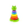 Edukacyjna Zabawka Drewniana Viga Piramidka Nauka Kolorów Żabka