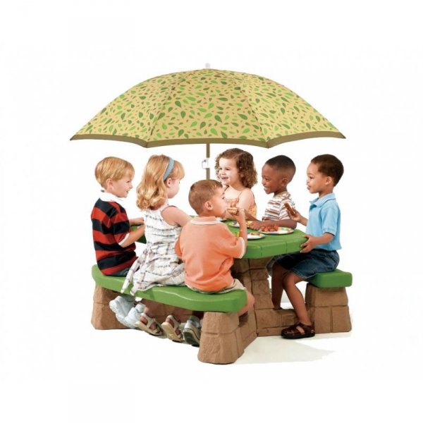 STEP2 Stół - Stolik piknikowy z parasolem