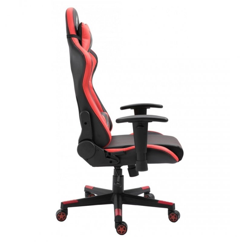 Fotel gamingowy GHOST-FIVE kolor czarno czerwony