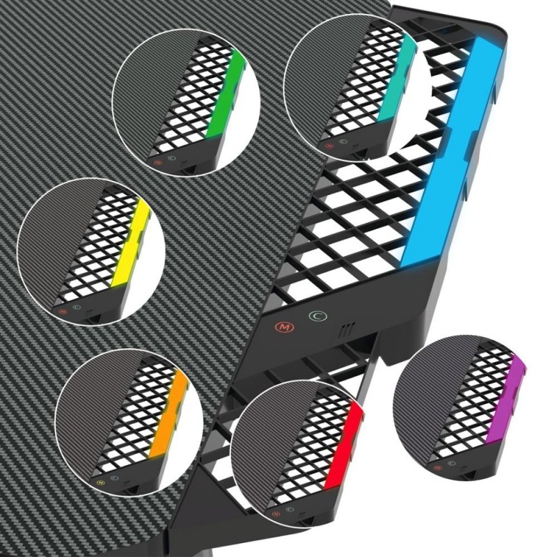Biurko gamingowe FALCON 1.4 RGB LED WIDE