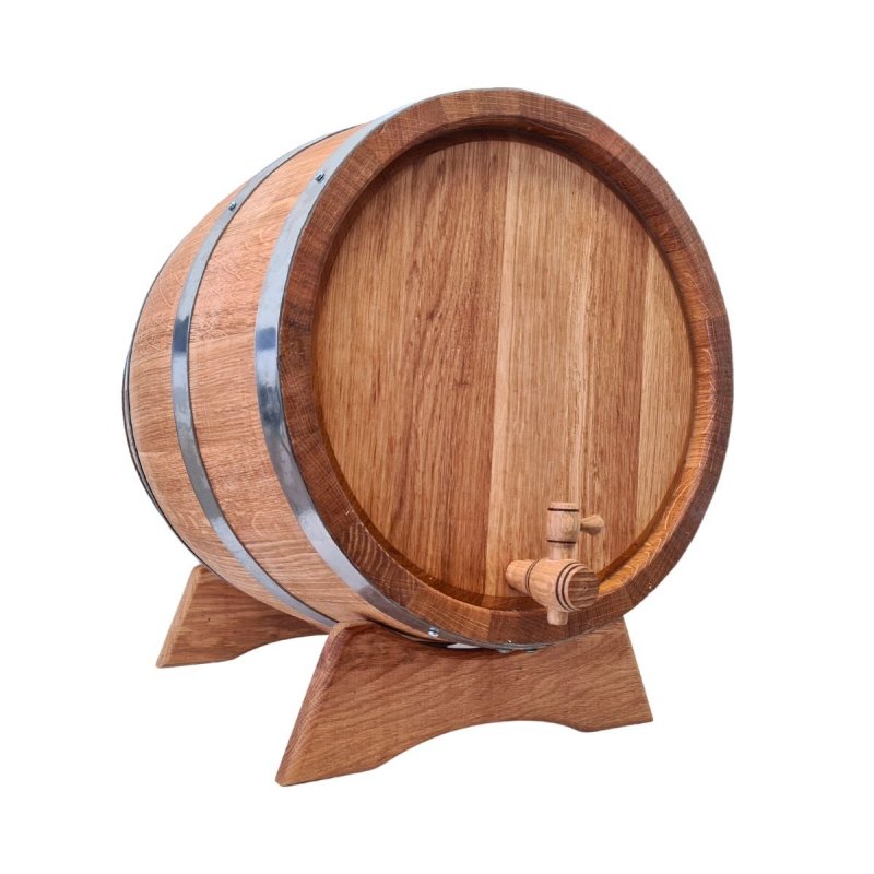 Beczka drewniana dębowa 30l - grawer