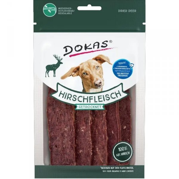 DOKAS Paski z jelenia 60g