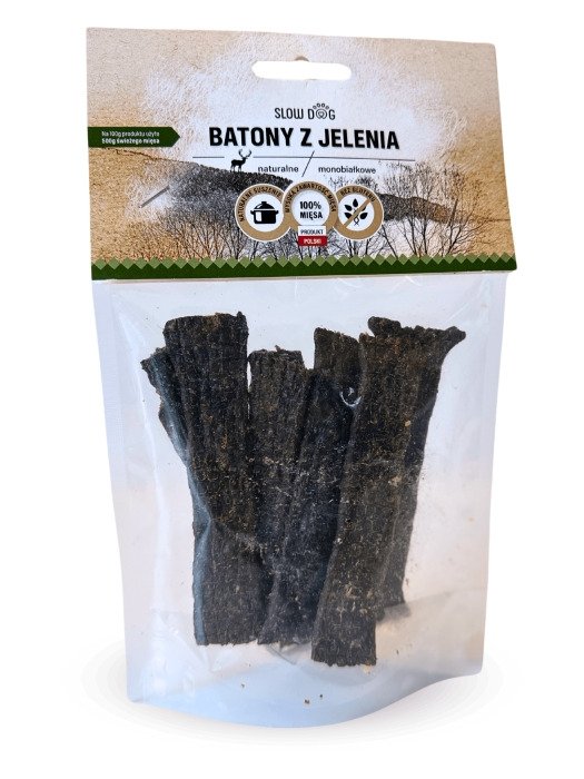 SLOW DOG Batony z jelenia 100g