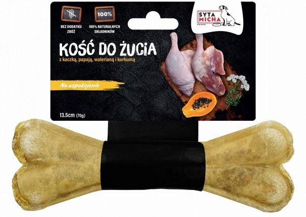 Syta Micha Kość do żucia dla psa na uspokojenie