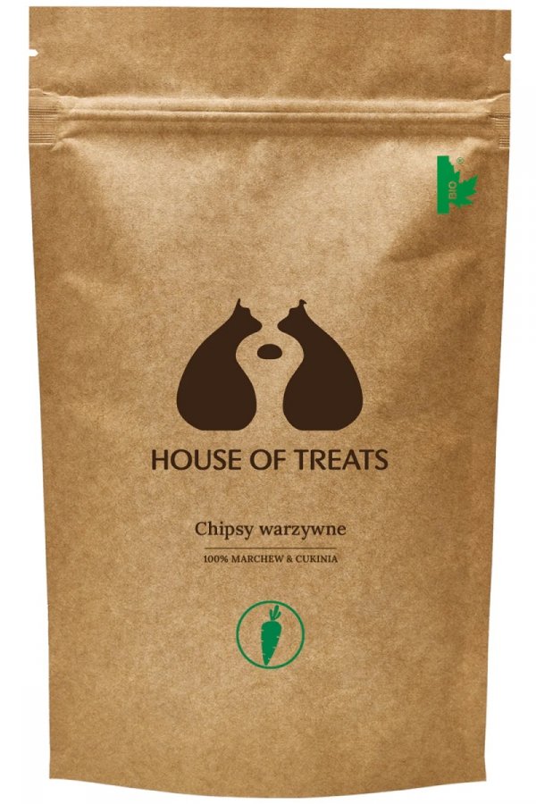 House of Treats Chipsy warzywne marchew-cukinia 120g