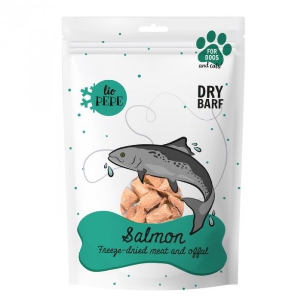 Paka Zwierzaka Przysmak Lio PEPE Salmon (filet z łososia) 60g