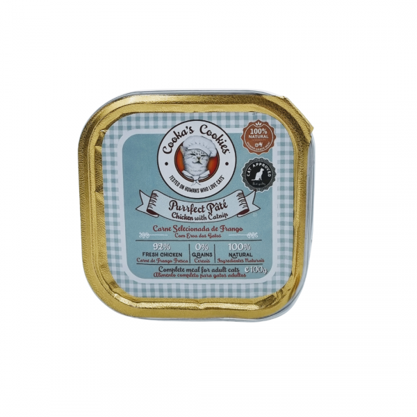 Cooka’s Cookies PURRFECT CHICKEN Karma mokra dla kota z kurczakiem 100g