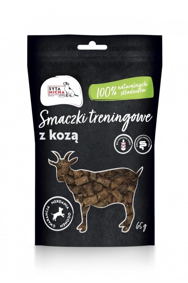 Syta Micha Przysmaki treningowe z kozą dla psa 65g