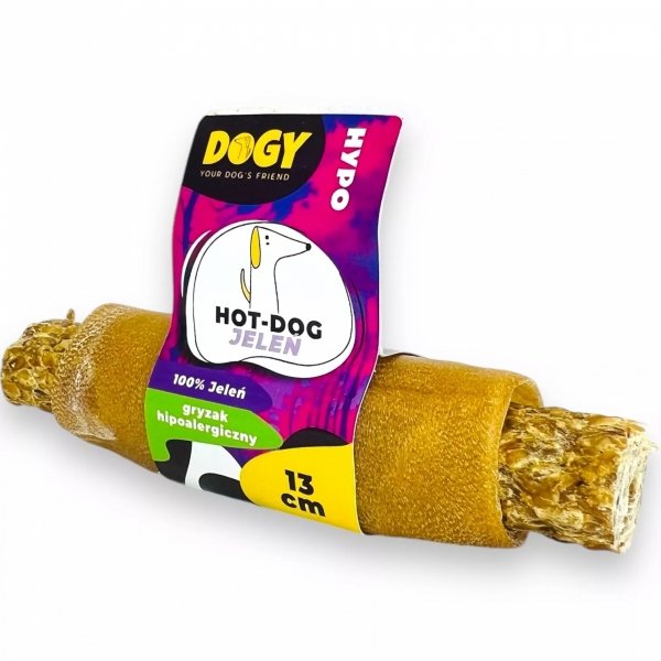 DOGY HYPO Hot-Dog z Jelenia 13cm