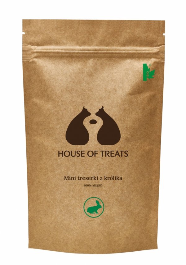 House of Treats Mini treserki królik  (100% mięso) 120g