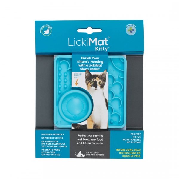Mata LickiMat® Classic Kitty™ turkusowa