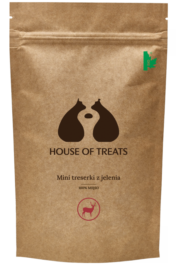 House of Treats Mini treserki jeleń (100% mięso) 60g